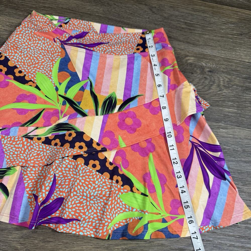 Dona Jo 1 Small Skirt Skort Colorful Floral Athletic Tennis Pickle Ball - Picture 2 of 9